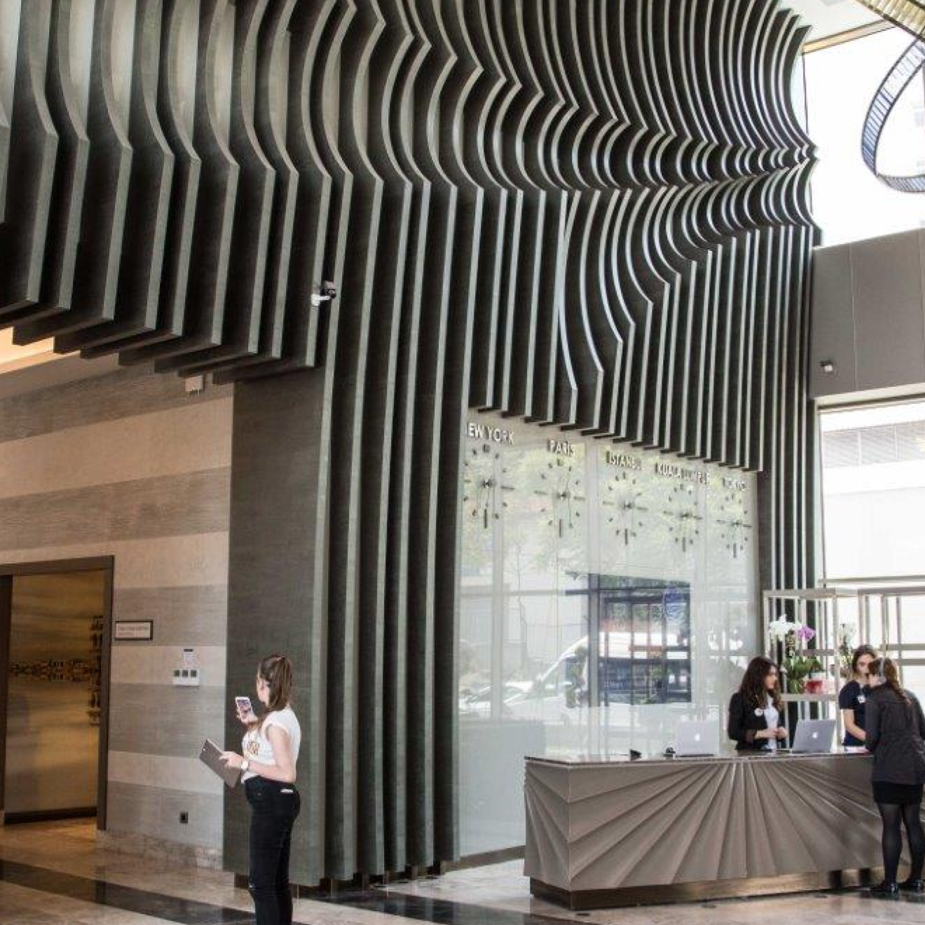 Clinicana clinic entrance hall in Istanbul