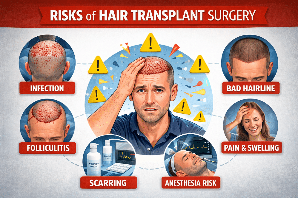 Hair transplant risks explained